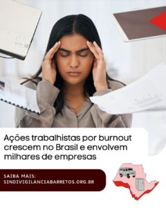 Ações trabalhistas por burnout crescem no Brasil e envolvem milhares de empresas